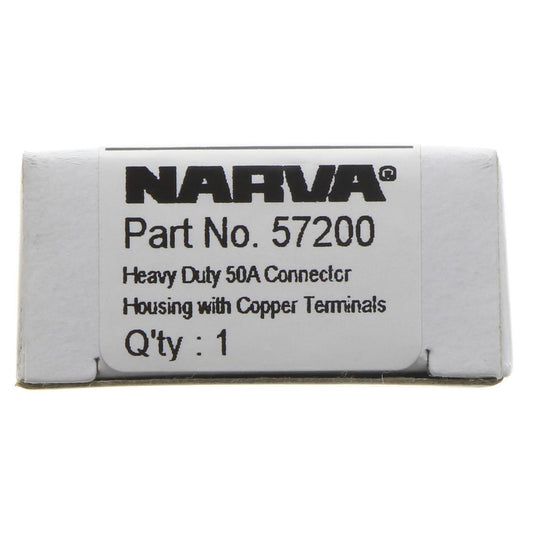 Narva Heavy Duty Plug 2 Pole 50A 1 Pack - 57200