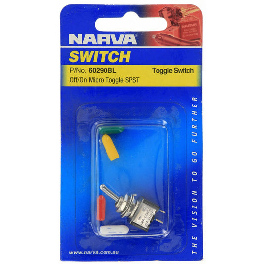 Narva Micro Toggle Switch Off/On SPST - 60290BL