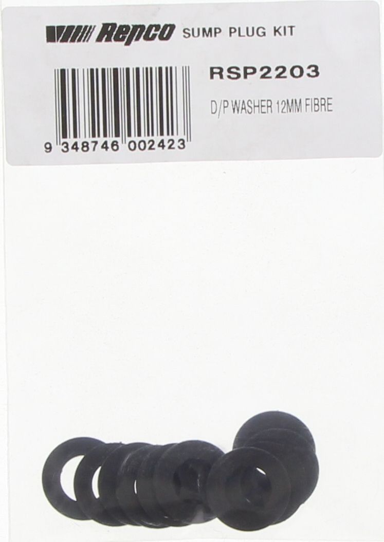 Fibre Sump / Drain Plug Washer 12mm - (Price per unit) - RSP2203