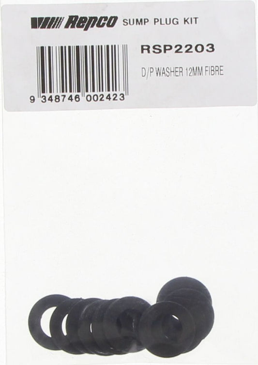 Fibre Sump / Drain Plug Washer 12mm - (Price per unit) - RSP2203