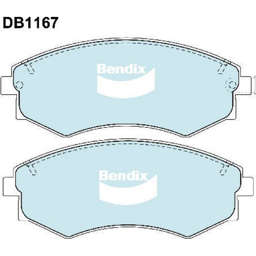 Bendix Brake Pads Set - Heavy Duty - DB1167HD