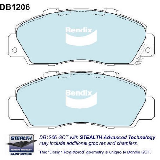 Bendix Brake Pads Set - Heavy Duty - DB1206HD