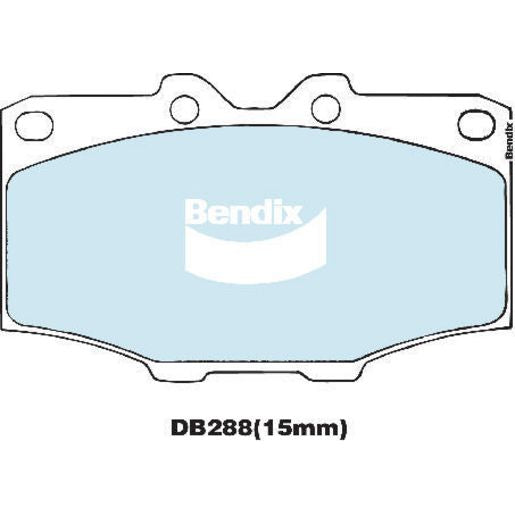Bendix Brake Pads Set - Heavy Duty - DB288HD