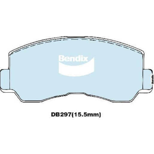 Bendix Brake Pads Set Heavy Duty - DB297HD