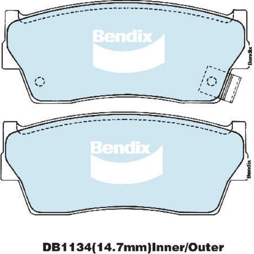 Bendix Brake Pads Set - Heavy Duty - DB1134HD
