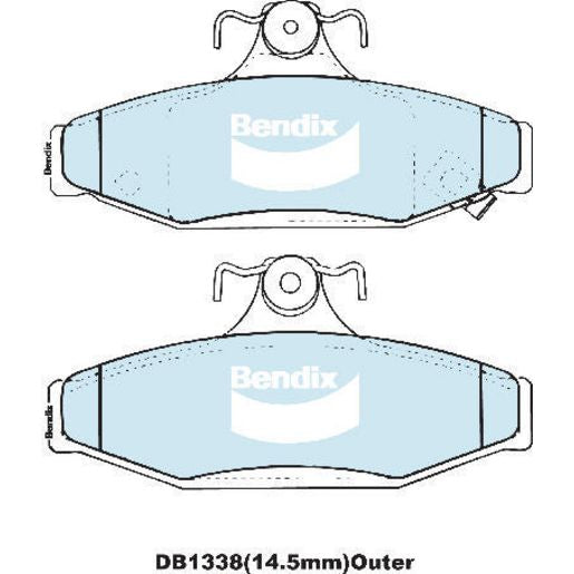 Bendix Brake Pads Set - Heavy Duty - DB1338HD