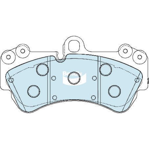 Bendix Brake Pads Set - Euro+ - DB1676EURO