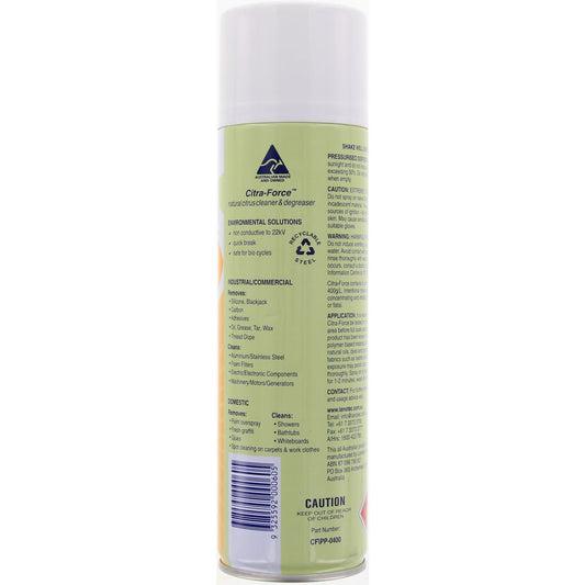 Lanotec Citra Force Cleaner & Degreaser Aerosol Spray 400g - CF\PP-0400