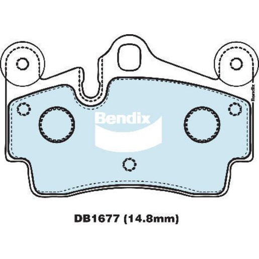 Bendix Brake Pads Set - Euro+ - DB1677EURO
