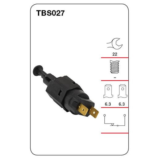 Tridon Stop Light Switch - TBS027