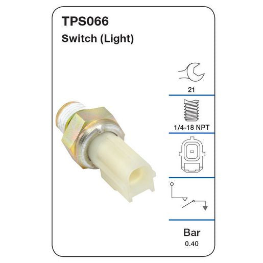Tridon Switch-Oil Pressure - TPS066