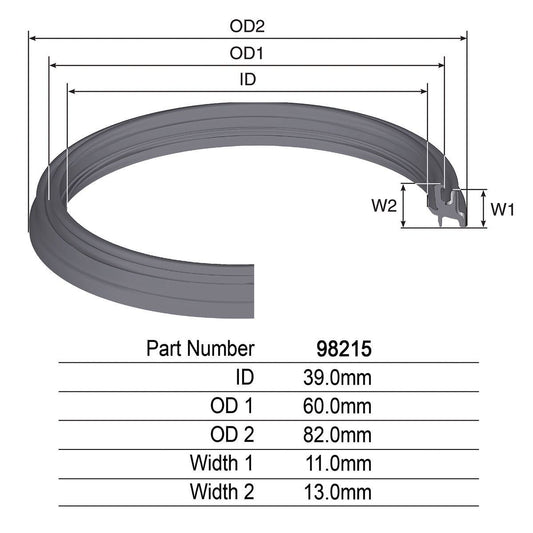 Kelpro Transfer Case Front Output Oil Seal - 98215