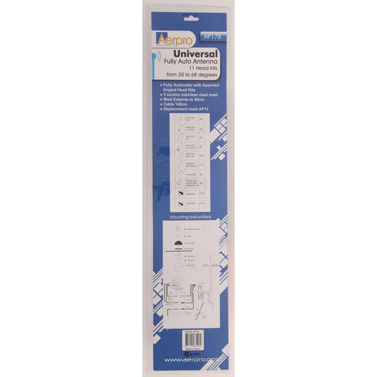 Aerpro Multifit Universal Auto Antenna - AP178