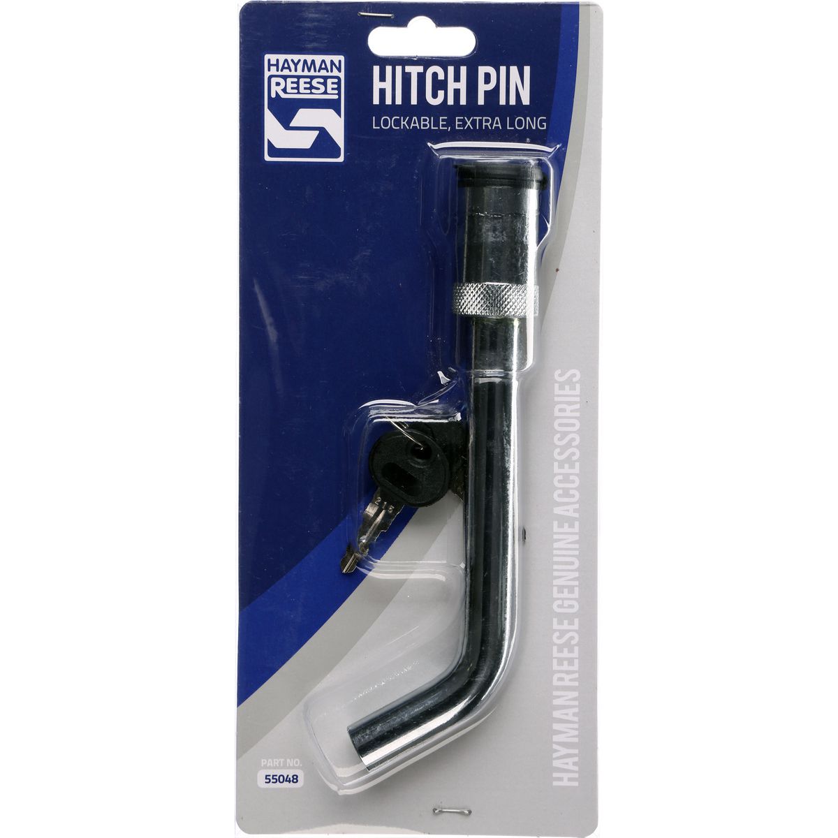 Hayman Reese Lockable Hitch Pin Straight - Extra Long - 55048