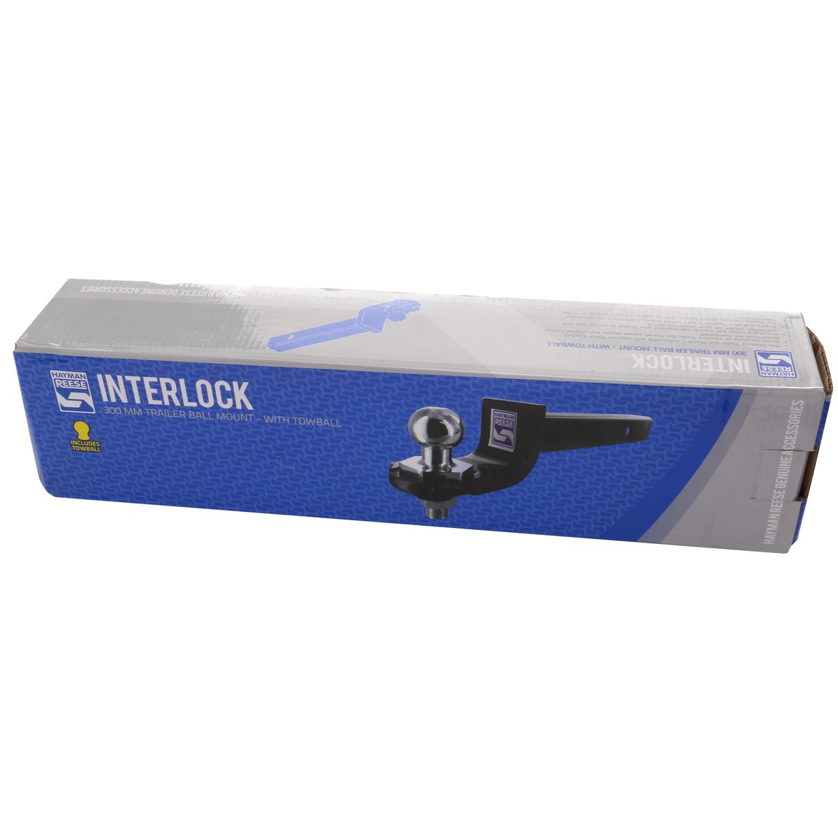 Hayman Reese Interlock Trailer Ball Mount & Towball 305mm Shank - 21226