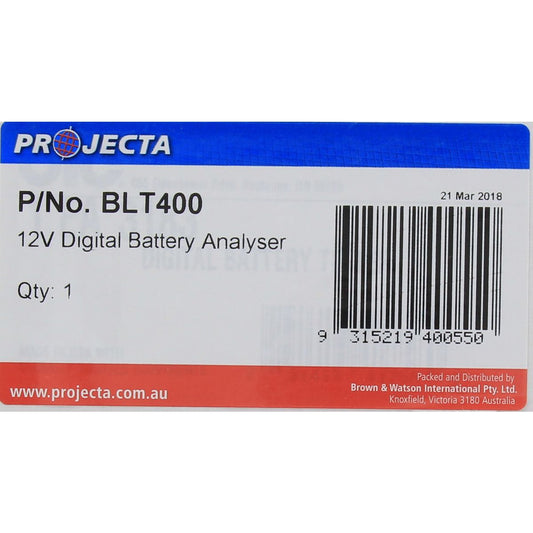 PROJECTA 12V Digital Battery Analyser - BLT400