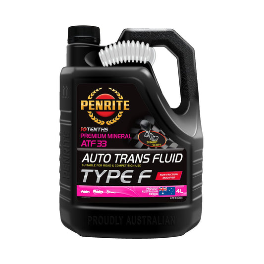 Penrite ATF 33 Type F Automatic Transmission Fluid 4L - ATF33004
