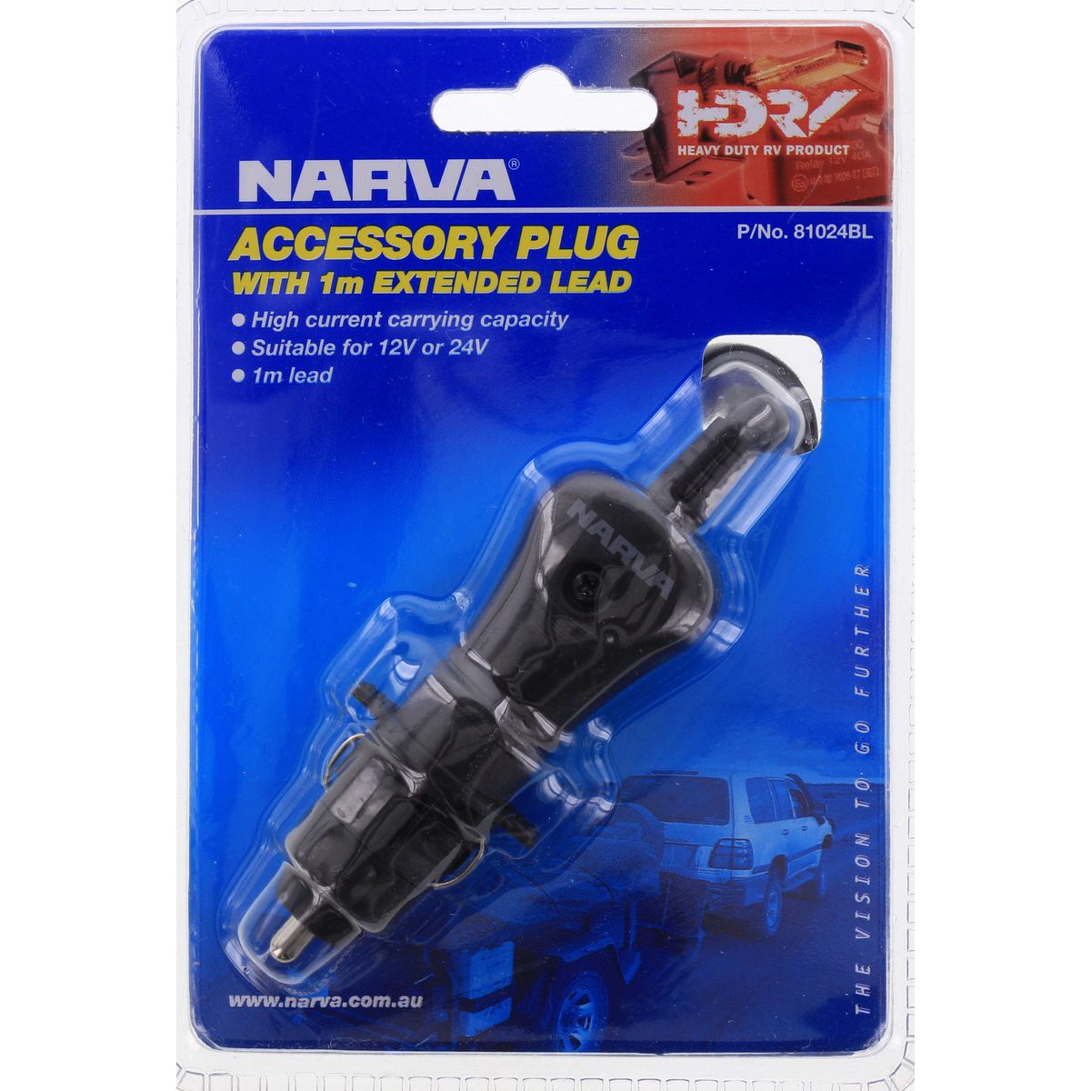 Narva Cigarette Lighter Plug - 81024BL