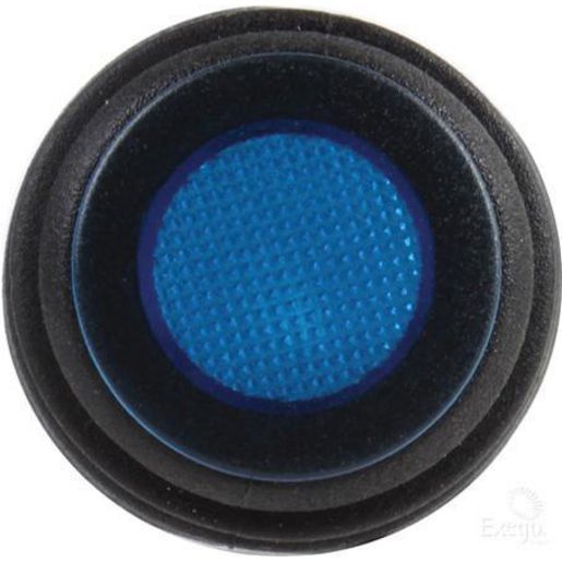 Narva Push Button Switch On/Off LED Blue 12V 20A - 60092BL