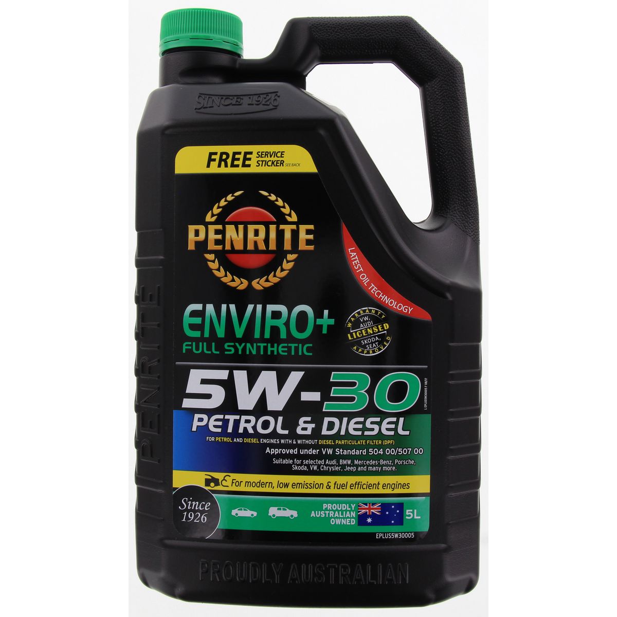 Penrite Enviro+ 5W-30 Engine Oil 5L - EPLUS5W30005