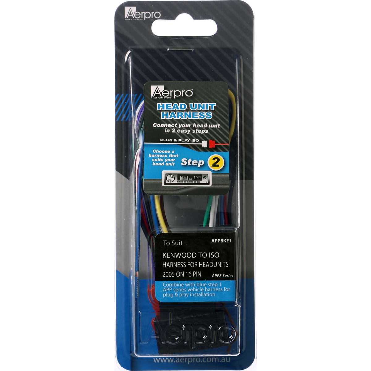 Aerpro Speaker Spacers 5-6" MDF Pair Black Pre-Drilled - AP3151B