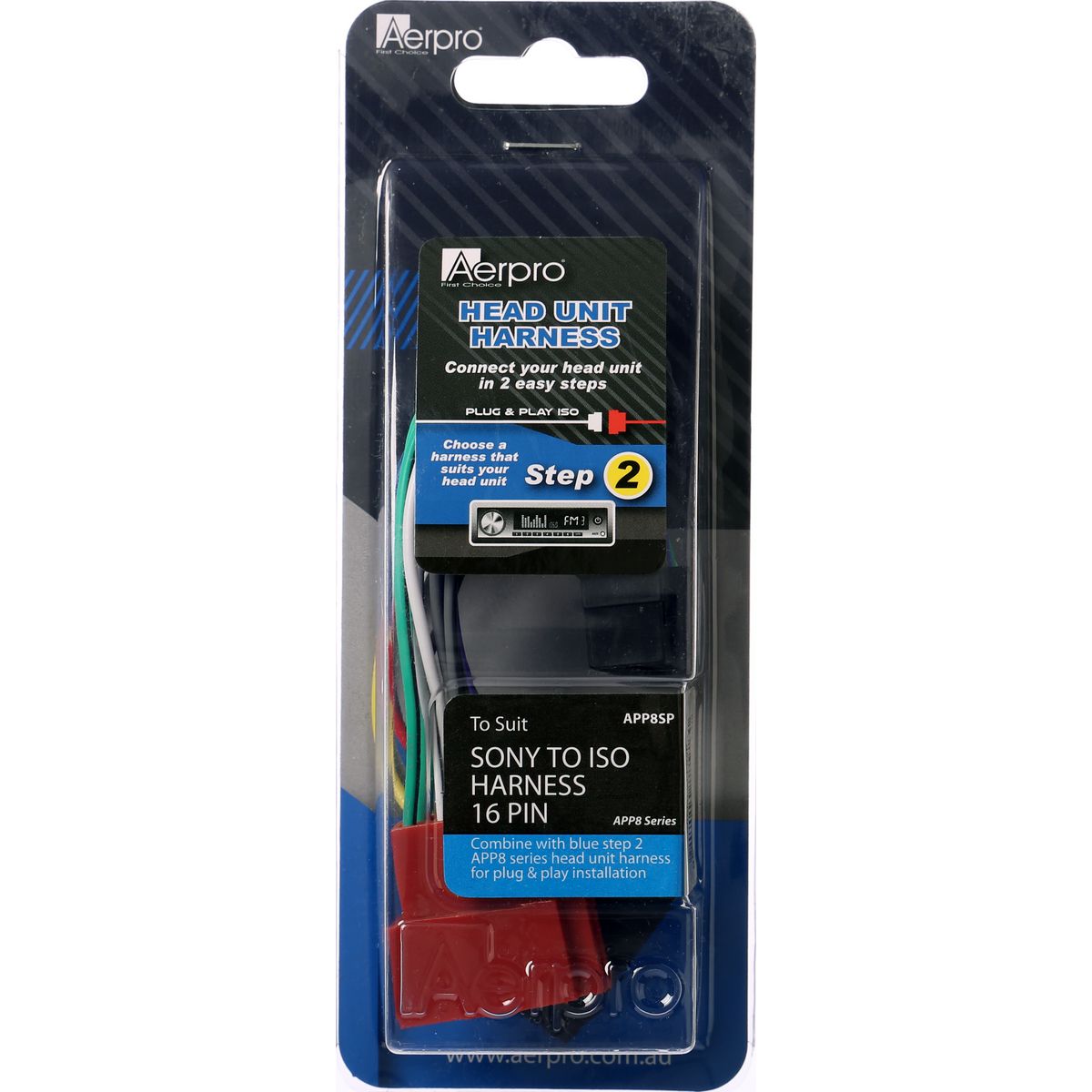 Aerpro Harness Sony To ISO 12 Pin - APP8SP