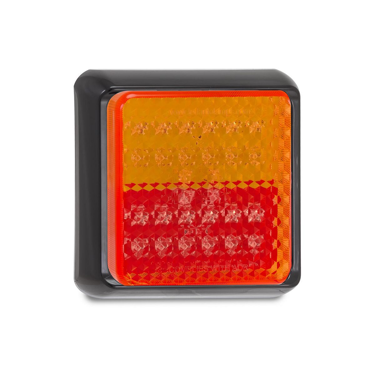LED Autolamps Stop/Tail Indicator Lamp 100x100mm With Bracket - 100BSTIM