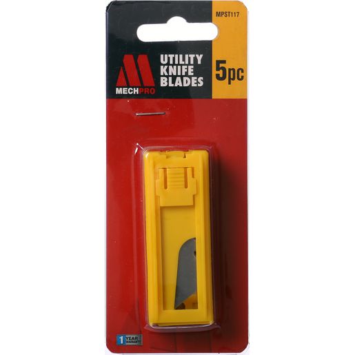 Mechpro Blue Utility Knife Blades 5pc MPST117 - MPST117