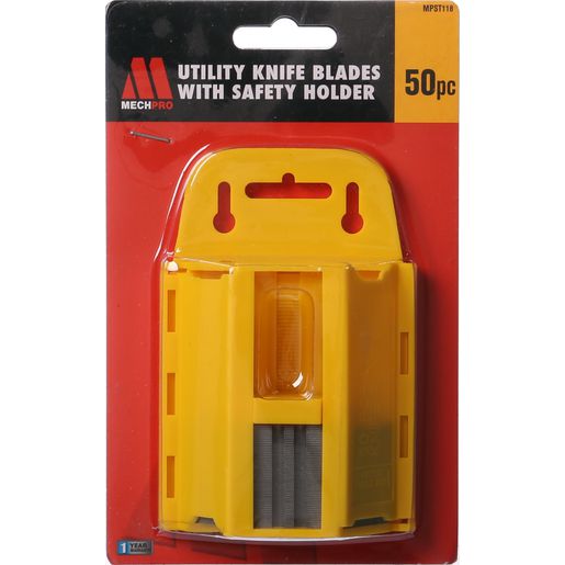 Mechpro Blue Utility Knife Blades 50pc MPST118 - MPST118