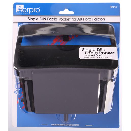 Aerpro Facia fits Ford AU Series 1/2/3 Pocket Black - FP9140