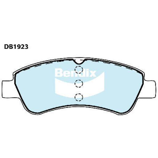 Bendix Brake Pads Set - Ultimate - DB1835ULT