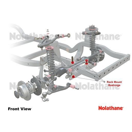 Nolathane Front Steering Rack And Pinion Mount Bushing Kit - 41115