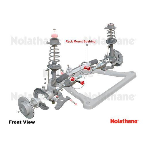 Nolathane Front Steering Rack And Pinion Mount Bushing Kit - 41118