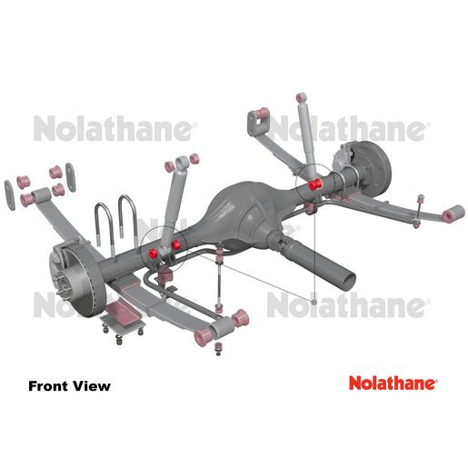 Nolathane Rear Lower Shock Absorber Bushing Kit - 43116