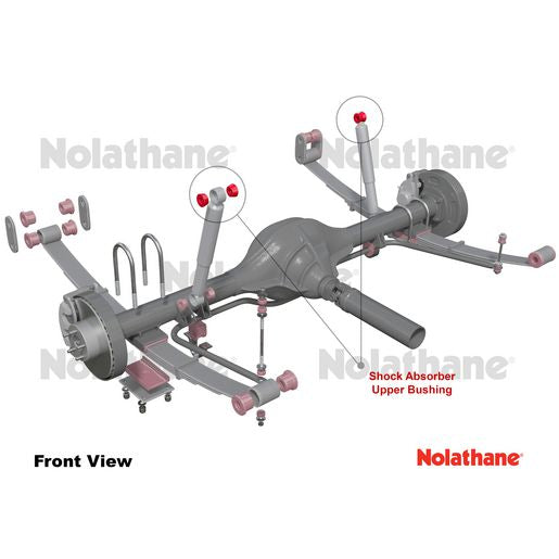 Nolathane Rear Uper Shock Absorber Bushing Kit - 43117