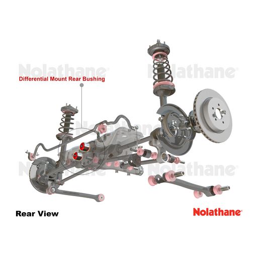 Nolathane Rear Differential Mount In Cradle Bushing Kit - 49181