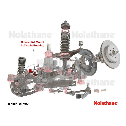 Nolathane Rear Differential Mount In Cradle Bushing Kit - 49191
