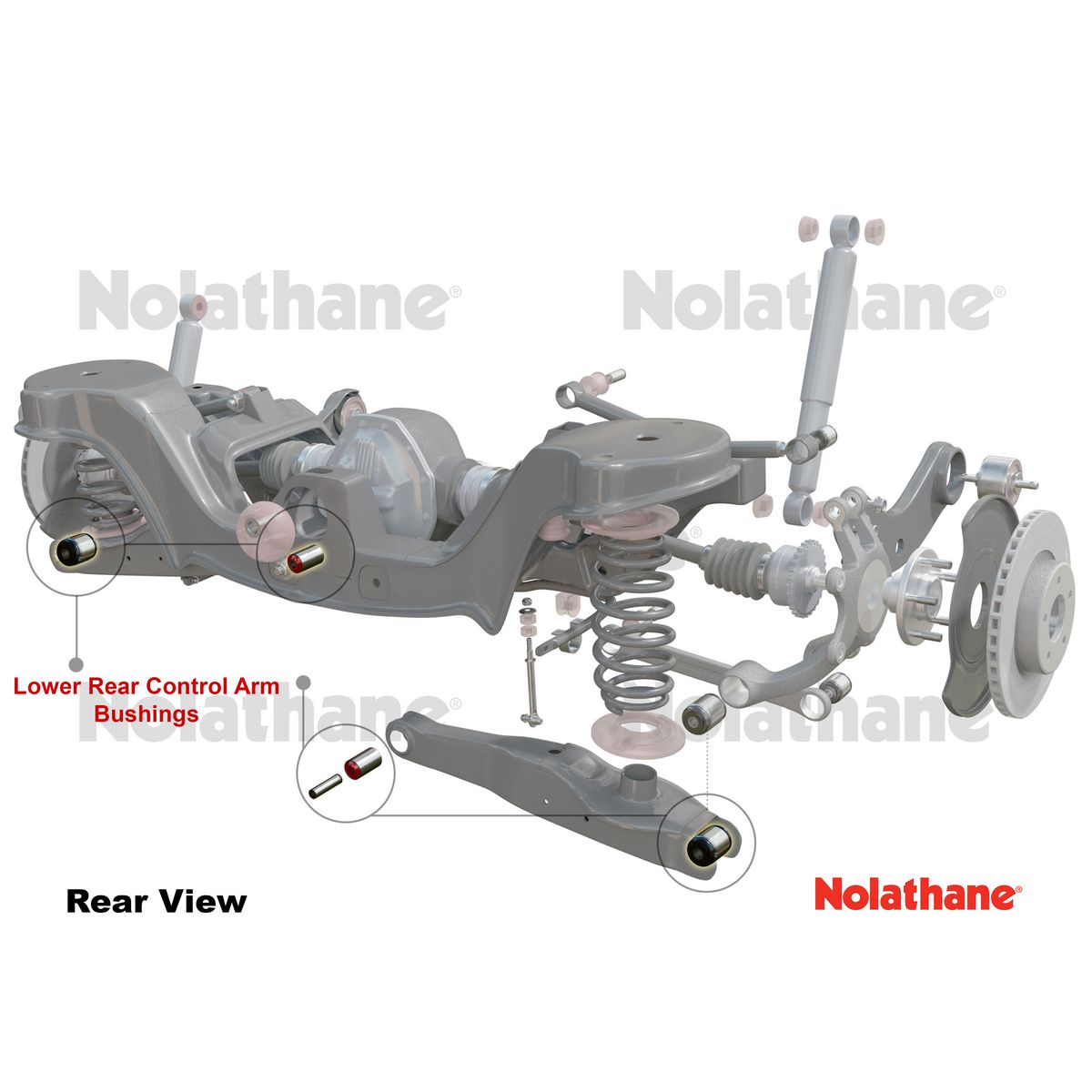 Nolathane Rear Lower Control Arm Rear Bushing Kit - 46305