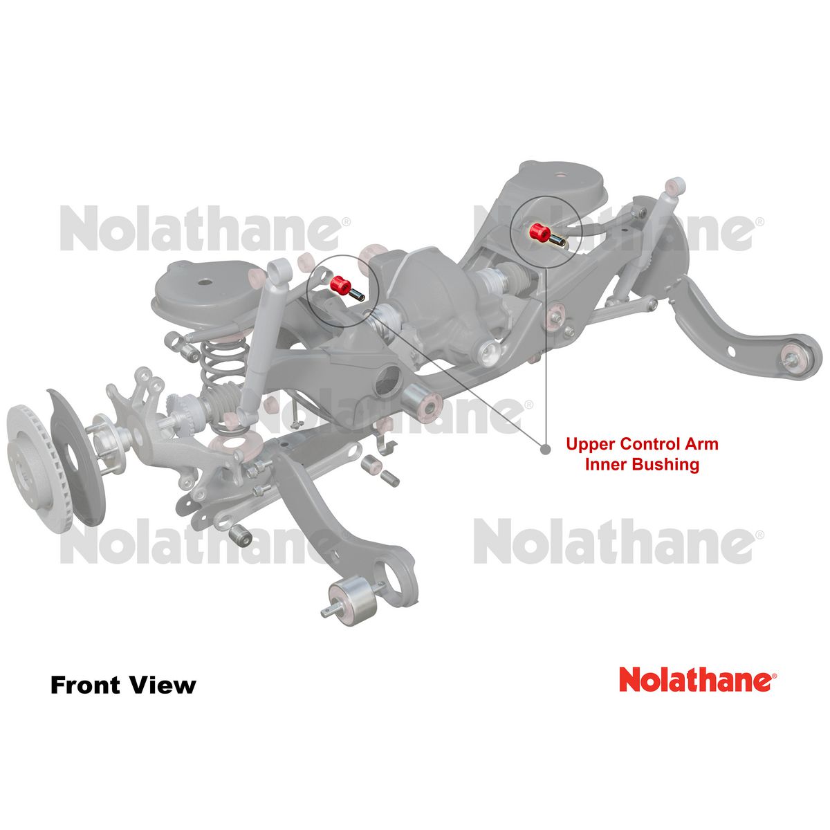 Nolathane Rear Upper Control Arm Bushing Kit - 46306
