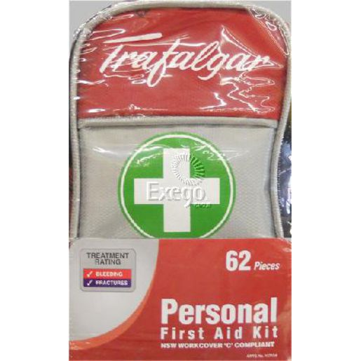Trafalgar Personal First Aid Kit 62pc - 101292