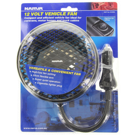 Narva Dash Fan 12V Two Speed - 81064BL