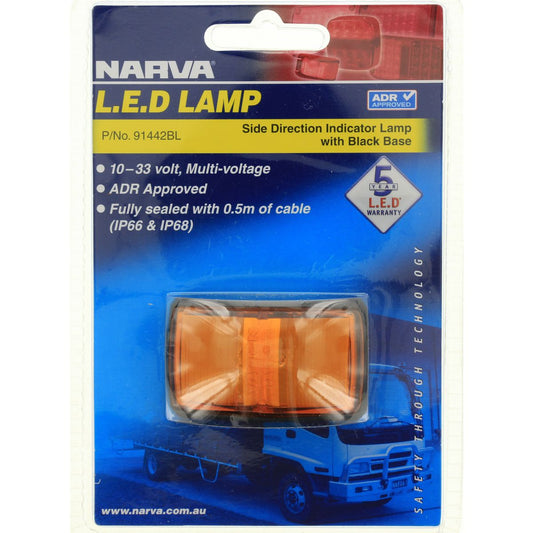 Narva Side Marker Light Amber LED 9 to 33V - 91442BL