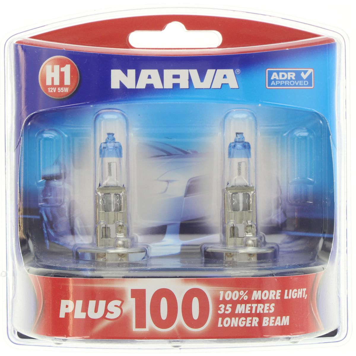 Narva H1 P14.5s Plus 100 Globe 12V 55W - 48340BL2