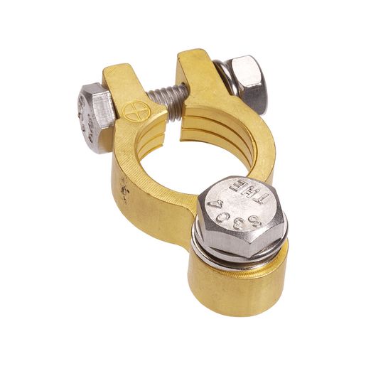 PROJECTA Premium Forged Brass Battery Terminal Heavy Duty Positive Bolt Mount 10 Pack - BT642H-P10