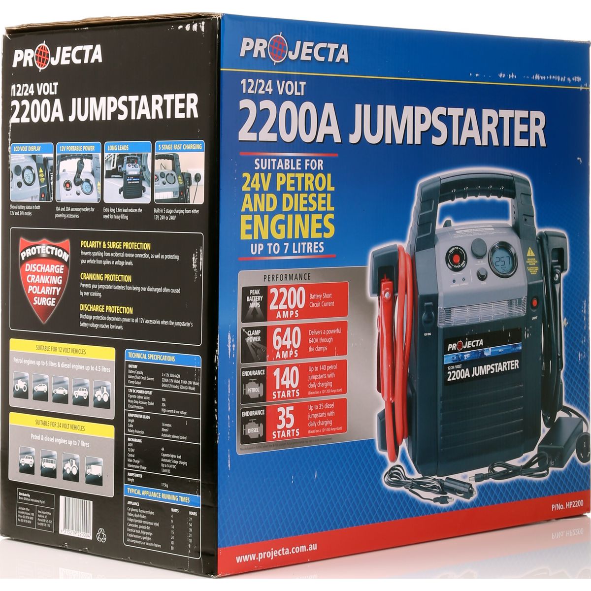 PROJECTA 2200A 12/24V Jumpstarter - HP2200