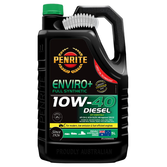 Penrite Enviro+ 10W-40 Diesel Cj-4-Sm Engine Oil 5L - EPLUS10W40005