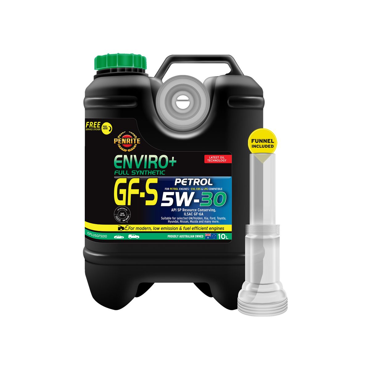 Penrite Enviro+ GF-5 5W-30 Engine Oil 10L - EPLUSGF5010