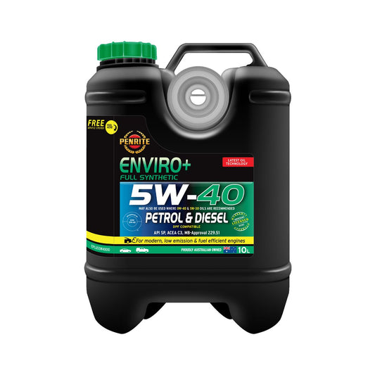 Penrite Enviro+ 5W-40 Engine Oil 10L - EPLUS5W40010