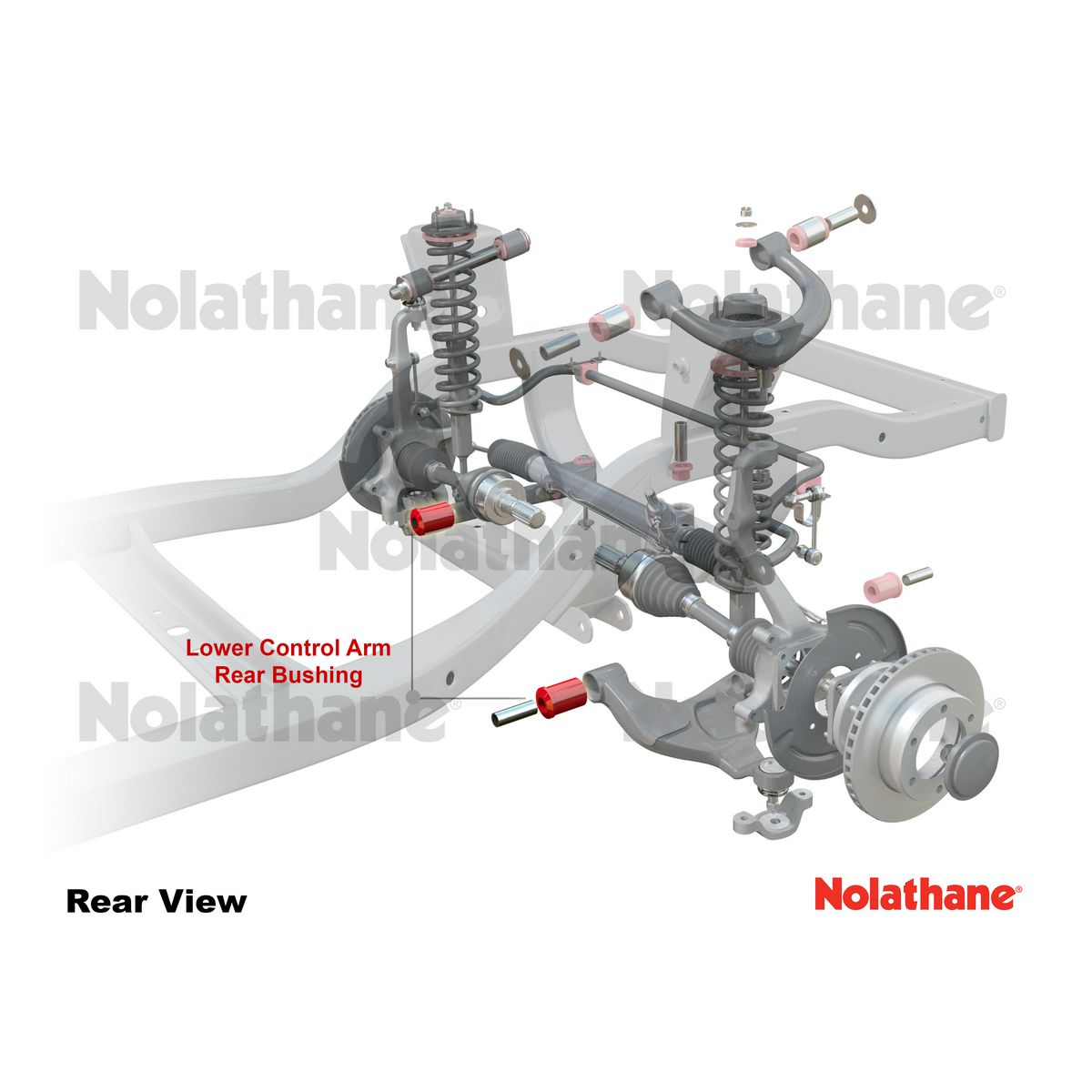 Nolathane Front Lower Control Arm Inner Rear Bushing Kit - 45690