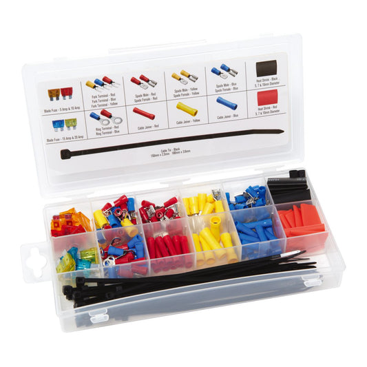 Mechpro Blue Electrical Terminal Kit 192pc MPEAK1 - MPEAK1